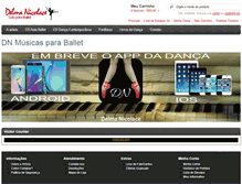 Tablet Screenshot of delmanicolace.com.br